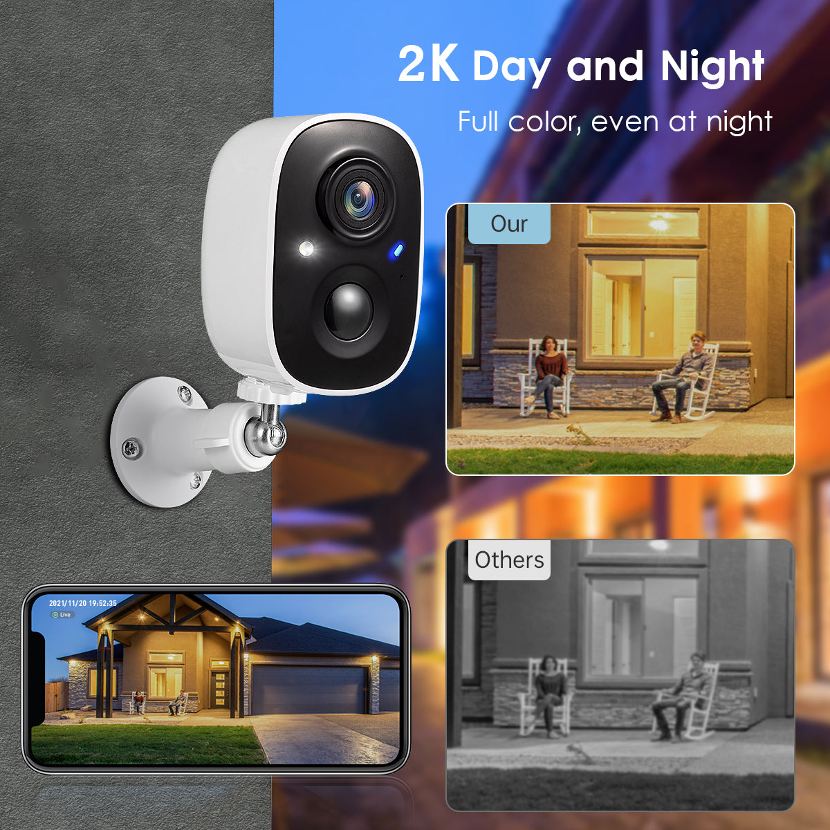 CG6 Wireless Outdoor Security Cameras 4 PACK