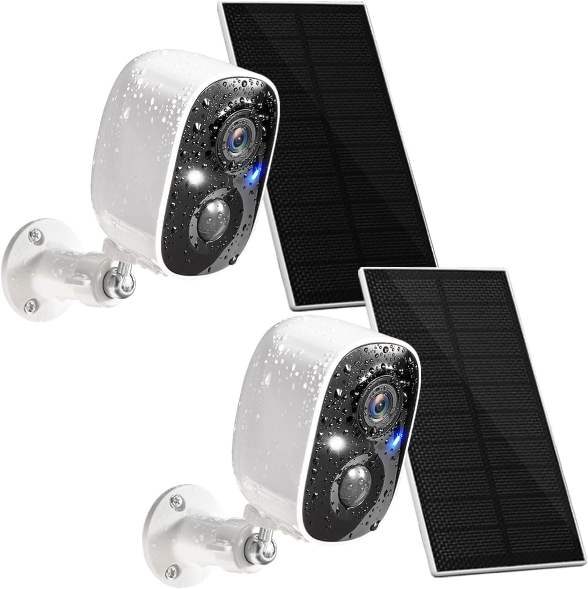 CG6 Wireless Outdoor Security Cameras with Solar Panel 2 Pack