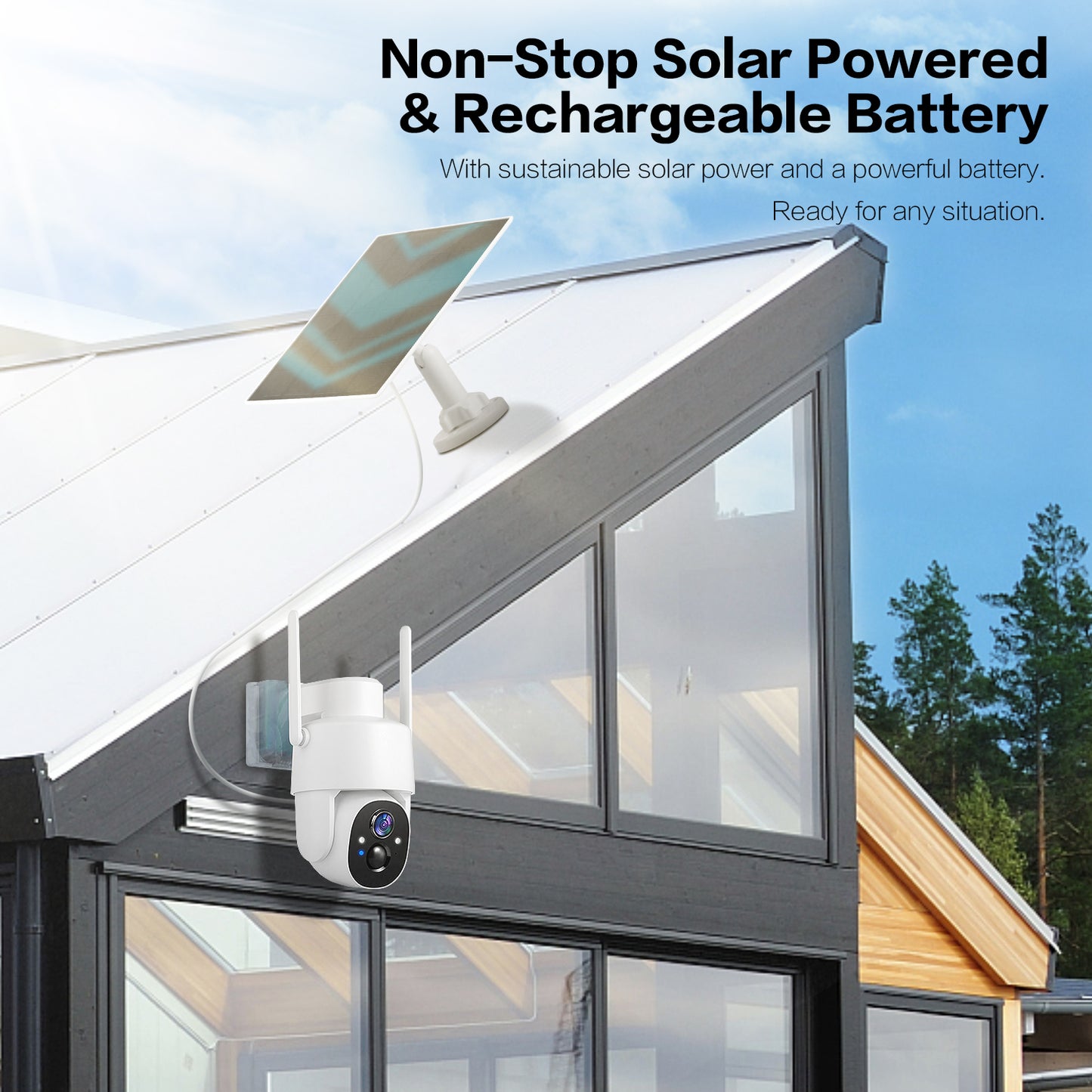 PTZDC1 Solar PTZ Wireless Security Camera